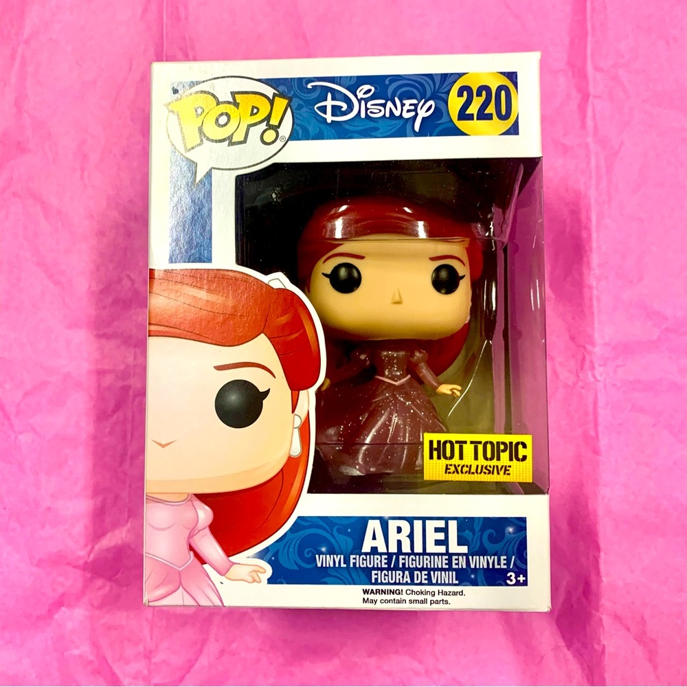 Funko Pop! Little Mermaid, Ariel Glitter #220 Hot Topic Exclusive